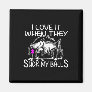 Funny Smutty Fisher Carp Fishing Magnet