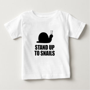 Funny Snail Baby T-Shirt