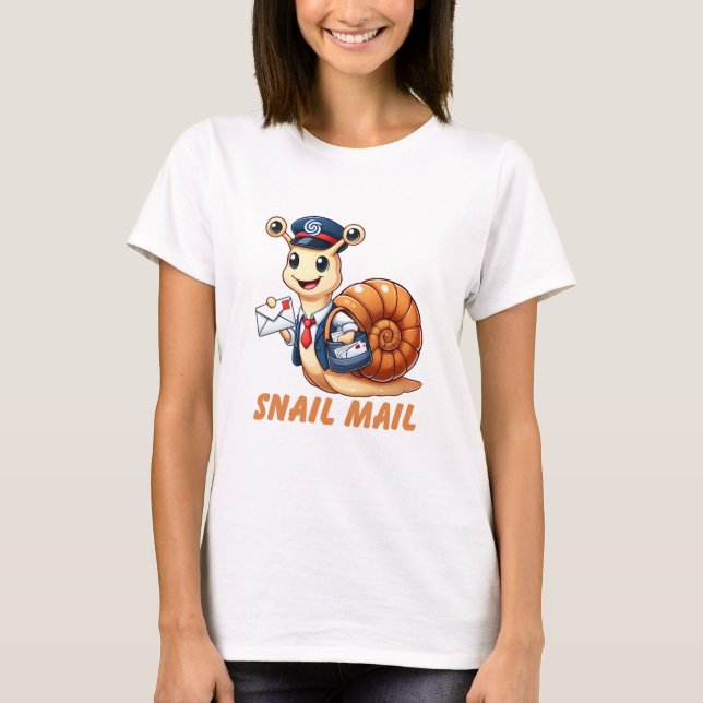 funny snail mail t-shirts | Snail Lover (Front)