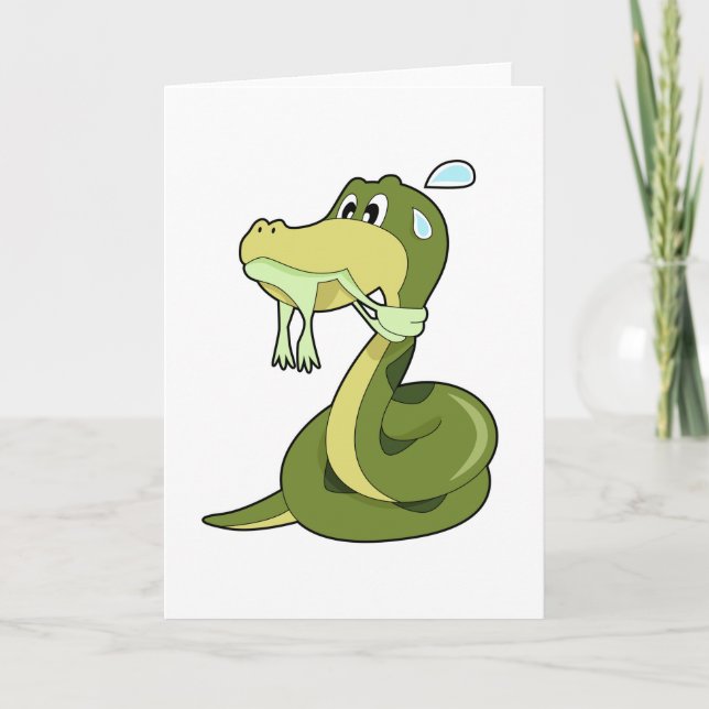 Funny Snake Card (Front)