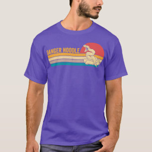 Funny Snake Danger Noodle Retro T-Shirt