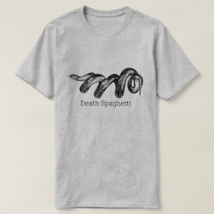 Funny Snake DEATH SPAGHETTI T-Shirt