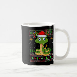 Funny Snake Ugly Christmas Sweaters Holiday Santa  Coffee Mug