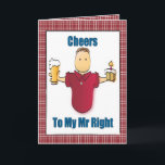 Funny Snarky Birthday Card - Husband or Boyfriend<br><div class="desc">Does your husband or boyfriend appreciate a good laugh?  This funny and snarky card can be personalised with his name and message to add a custom touch!</div>