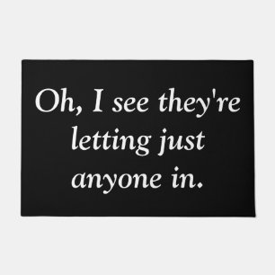 Funny Snarky Doormat