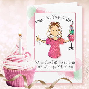 Funny Snarky Sarcastic Female 40th Birthday   Card