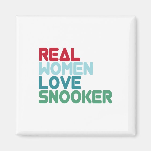 Funny Snooker Saying Pool Billiards Snooker Player Magnet (Front)