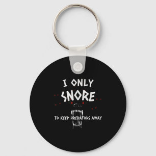 Funny Snoring Camping Snores Very Loud - Novelty S Key Ring