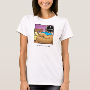 Funny Snoring Husband Humour Tee Shirt