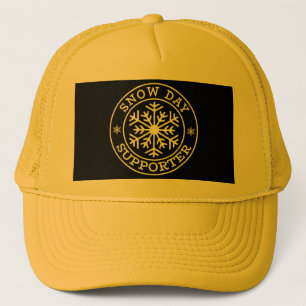 Funny Snow Day Supporter Teacher Student Winter Sn Trucker Hat