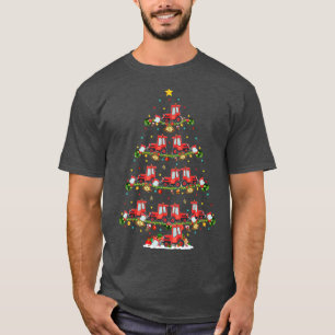 Funny Snow Plough Xmas Matching Santa Snow Plough T-Shirt