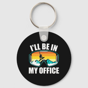 Funny Snowboarding Gift For Snowboarder Winter Spo Key Ring