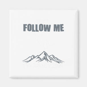Funny Snowboarding Gift Men Women Cute Snowboarder Magnet