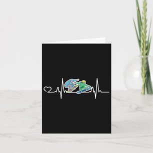 Funny Snowboarding Graphic Snowboarder Design Card