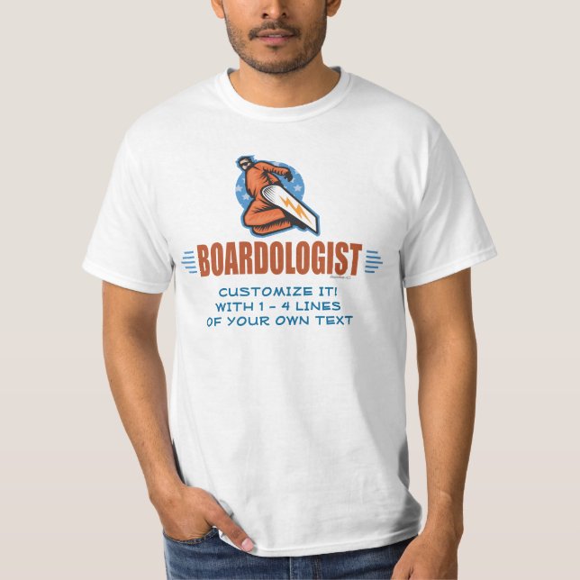 Funny Snowboarding Lover Snowboarder T-Shirt (Front)