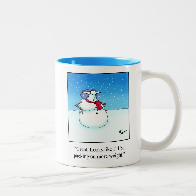 Funny Snowman Humour Mug Gift (Right)