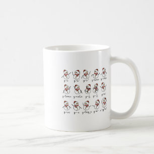 Funny Snowman Math Teacher Christmas  Coffee Mug