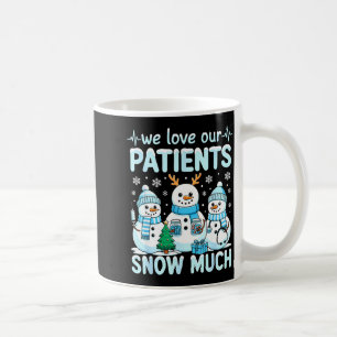 Funny Snowman Nurse Christmas Winter Holiday Healt Coffee Mug