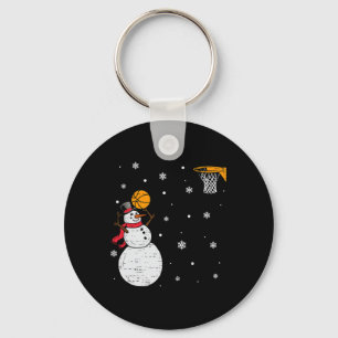 Funny Snowman Sketll Christmas Xmas Sports Men Boy Key Ring
