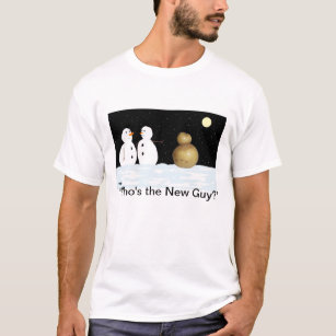 funny snowman tee shirt