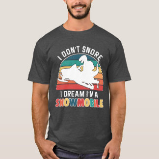 Funny Snowmobile Snowmobiling Winter Sports friend T-Shirt