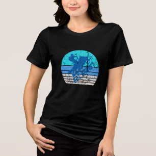 Funny Snowmobiling Tri-Blend Shirt
