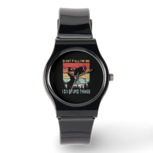 Funny Snowmobiling Watch