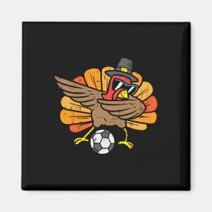 Funny Soccer 6 Vs 7 Cartoon Character Match Magnet