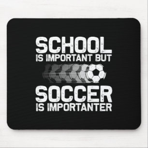 Funny Soccer Art For Boys Girls Men Women Gag Socc Mouse Pad
