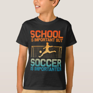 Funny Soccer Art For Boys Girls Men Women Gag Socc T-Shirt