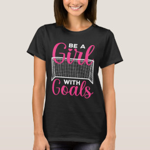 Funny Soccer Art For Girls Teens Women Soccer Love T-Shirt