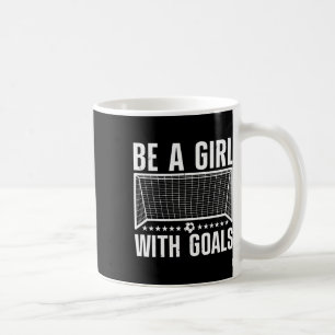 Funny Soccer Art For Women Girls Soccer Player Soc Coffee Mug