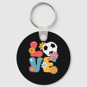 Funny Soccer Art For Women Girls Soccer Player Soc Key Ring