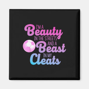 Funny Soccer Art For Women Girls Soccer Player Soc Magnet