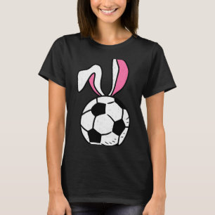 Funny Soccer Bunny Happy Easter Ears Sports Men Bo T-Shirt
