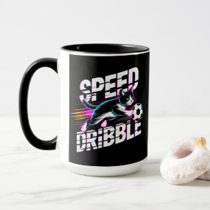 Funny Soccer Cat - Gift for Cat Lovers & Players Mug