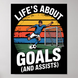 Funny Soccer Comedy Art For Boys Girls Men Women S Poster