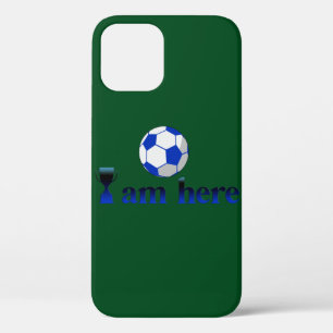 Funny soccer cup - I Am Here iPhone 12 Pro Case