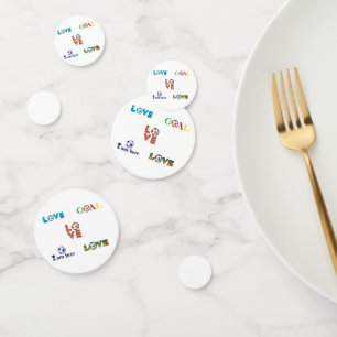 Funny Soccer Cup Sticker Confetti