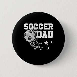 Funny Soccer Dad Daddy Soccer Sport Lover Fan Fath 6 Cm Round Badge
