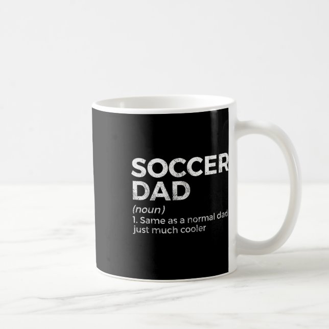 Funny Soccer Dad Definition  Coffee Mug (Right)