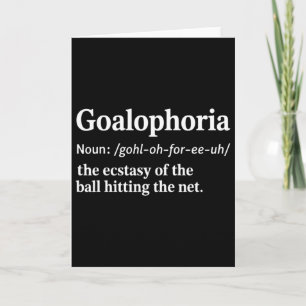 Funny Soccer Definition Soccer Player Coach Goalop Card