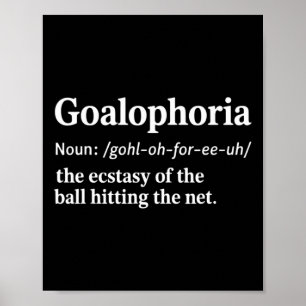 Funny Soccer Definition Soccer Player Coach Goalop Poster