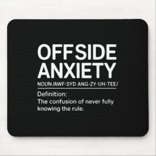Funny Soccer Definition Soccer Player Coach Offsid Mouse Pad