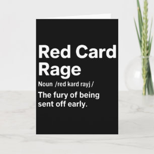 Funny Soccer Definition Soccer Player Coach Red Ca Card
