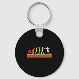 Funny Soccer Evolution Of Man Vintage Retro Boys M Key Ring