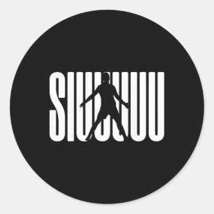 Funny Soccer Footll Boys Men Women Soccer Player S Classic Round Sticker