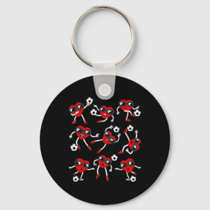 Funny Soccer Footll Boys Men Women Soccer Player S Key Ring