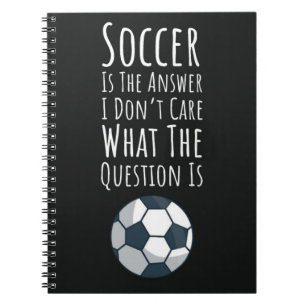 Funny Soccer Gifts Senior Night Team High School Notebook