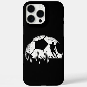 Funny Soccer Heartbeat Soccer Player iPhone 16 Pro Max Case